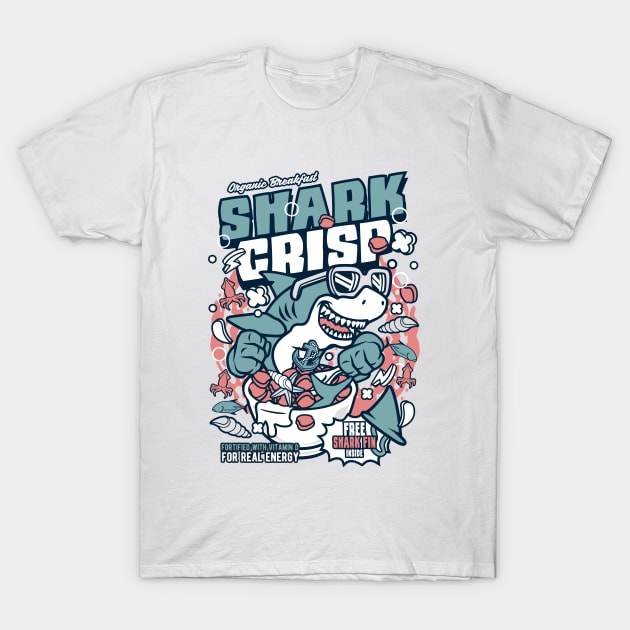 Shark Crisp T-Shirt by p308nx